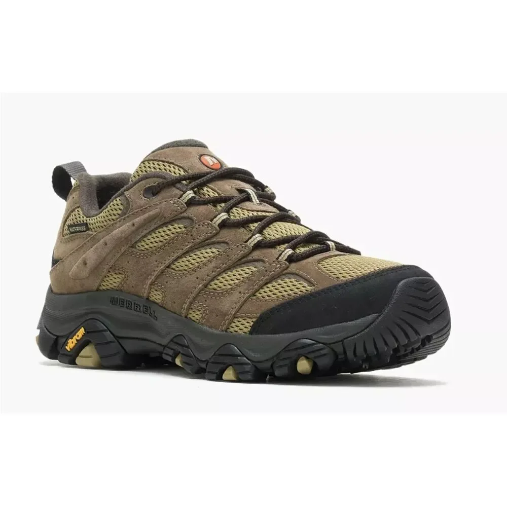 MERRELL BOOTS MEN'S MOAB 3 WP HIKING OUTDOOR SHOES SIZE 13W KANGAROO